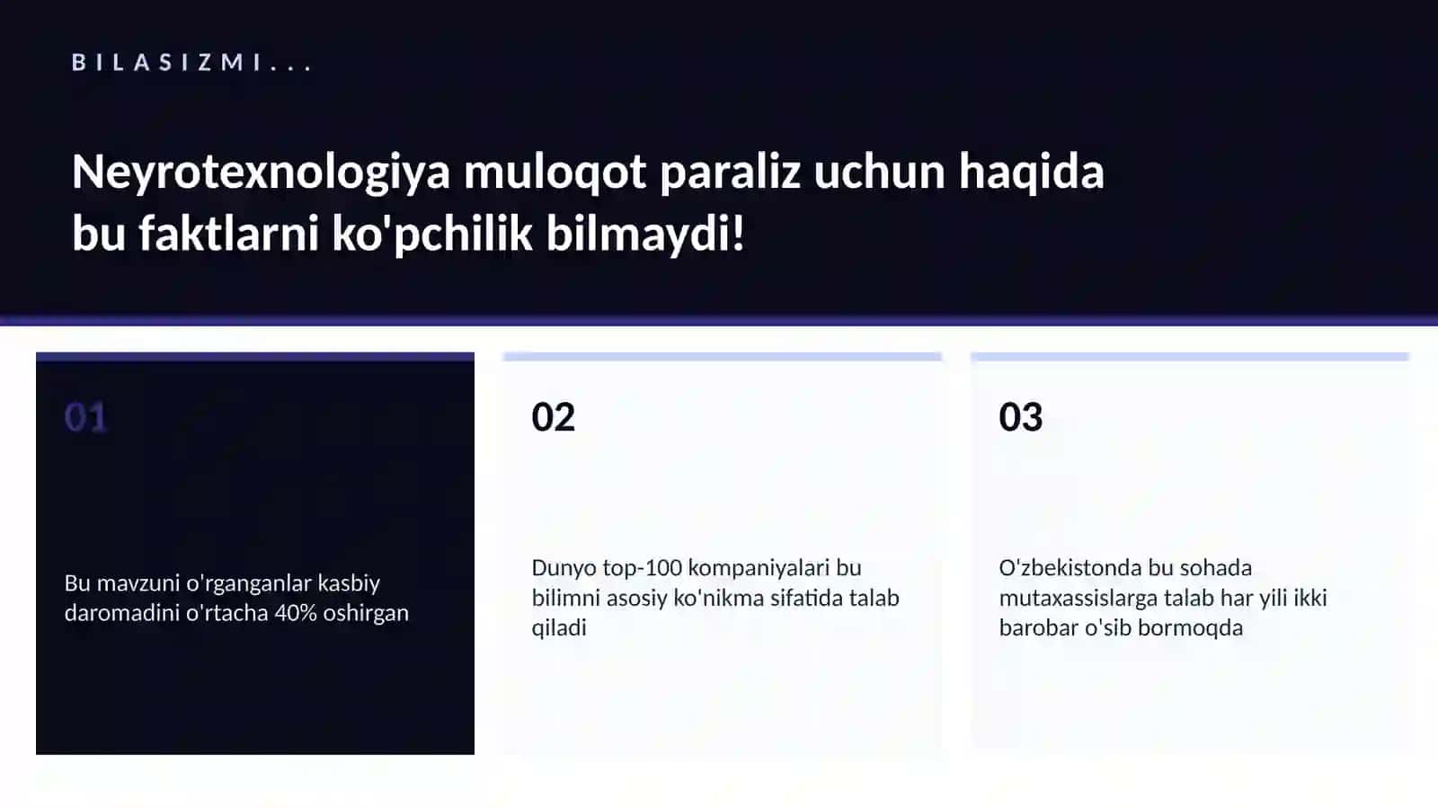 NEYROTEXNOLOGIYA VA MIYA 2