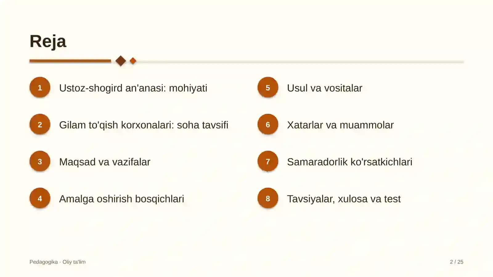 Gilam to'qish korxonalarida ustoz-shogird an'anasi 2