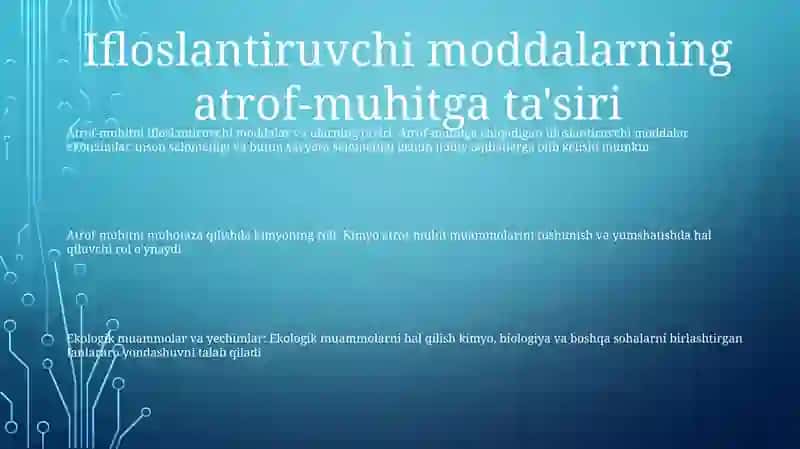Atrof-Muhitni Himoya Qilishdagi Va Ckologiya Muammolarini Hal Qilishdagi Roli 2