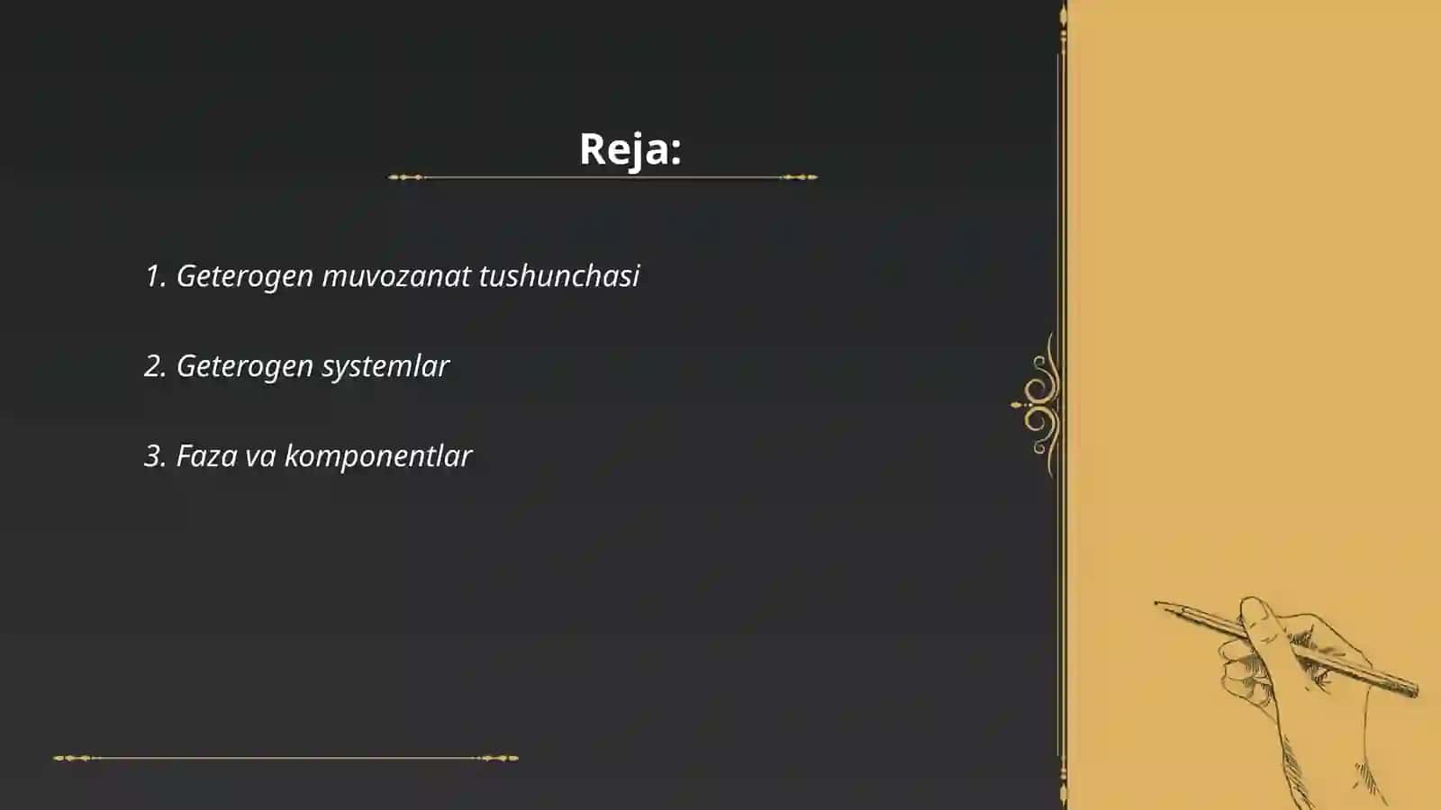 Geterogen kimyoviy muvozanat 2