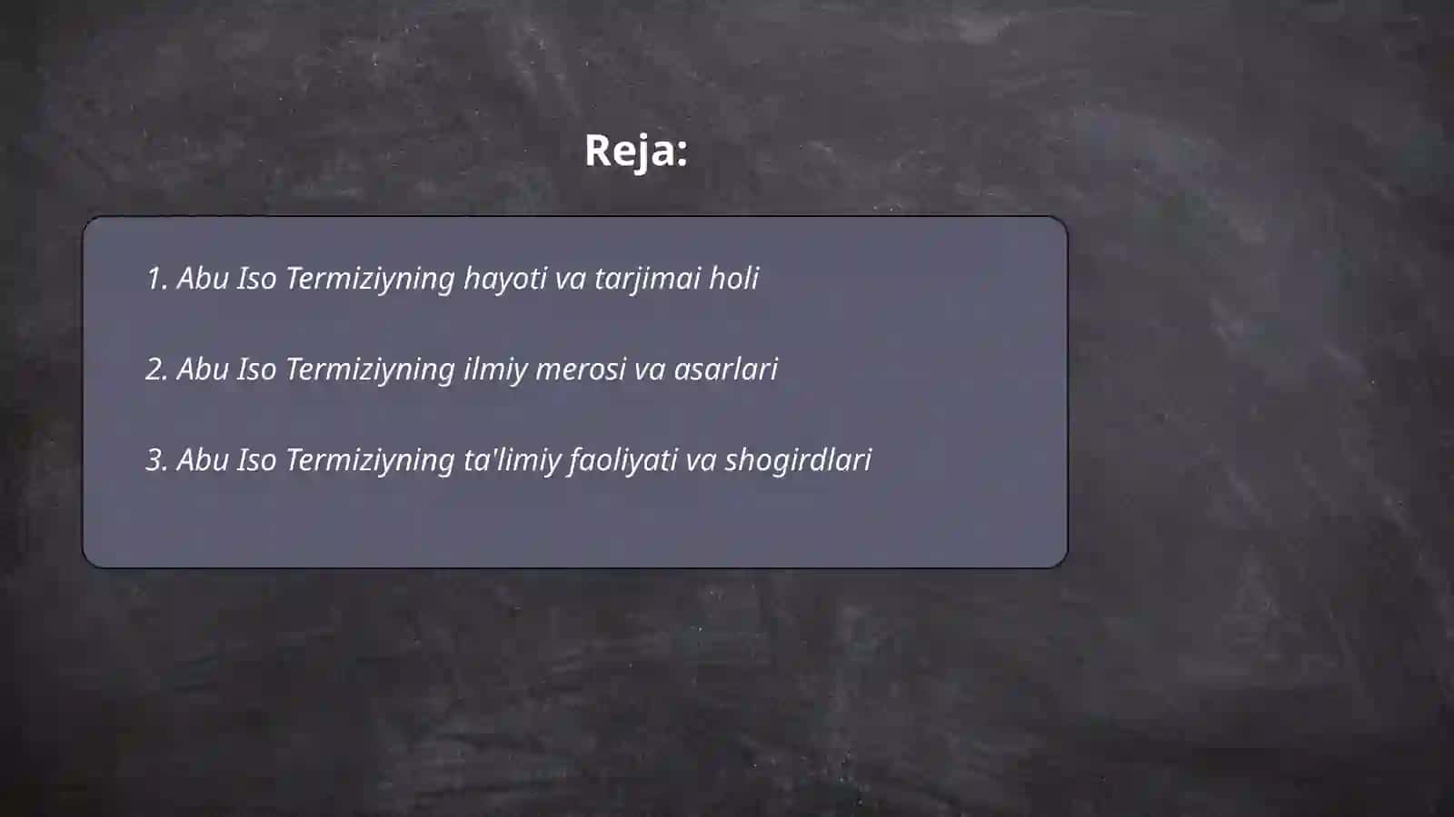 Abu Iso Termiziy 2