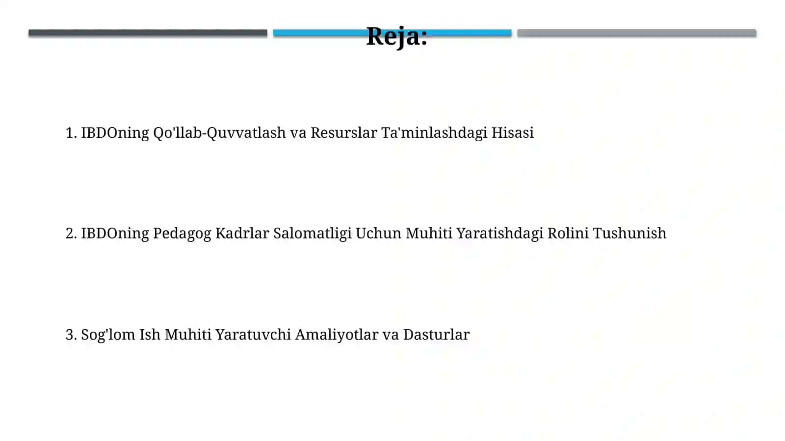 Psixologik qo'llab-quvvatlash va stressni boshqarish 2