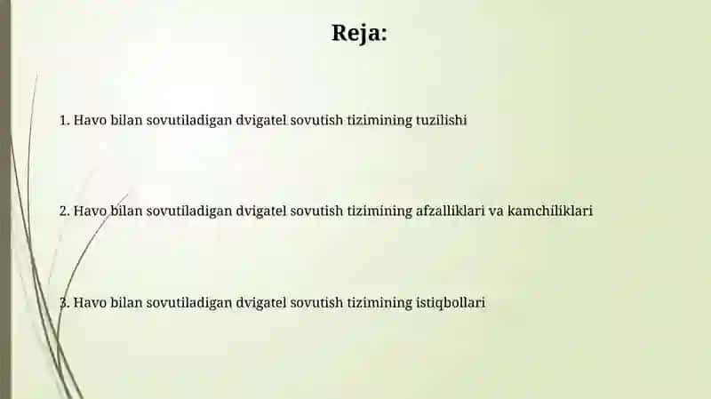 Sovutish tizimi 2