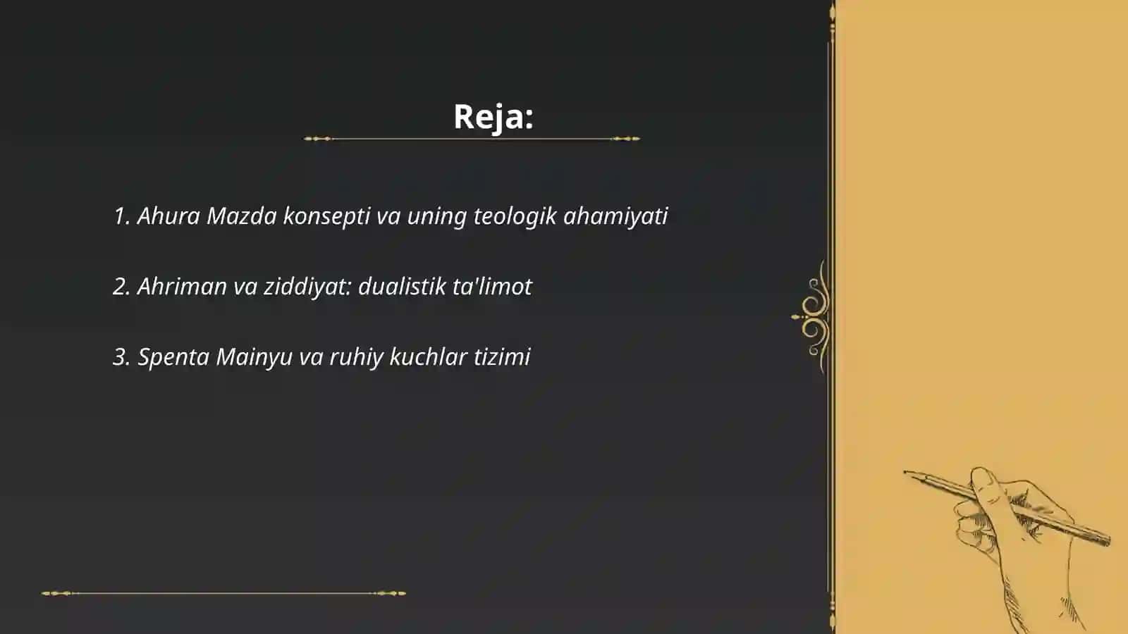 Zardushtiylikning teologik va diniy marosimlari 2