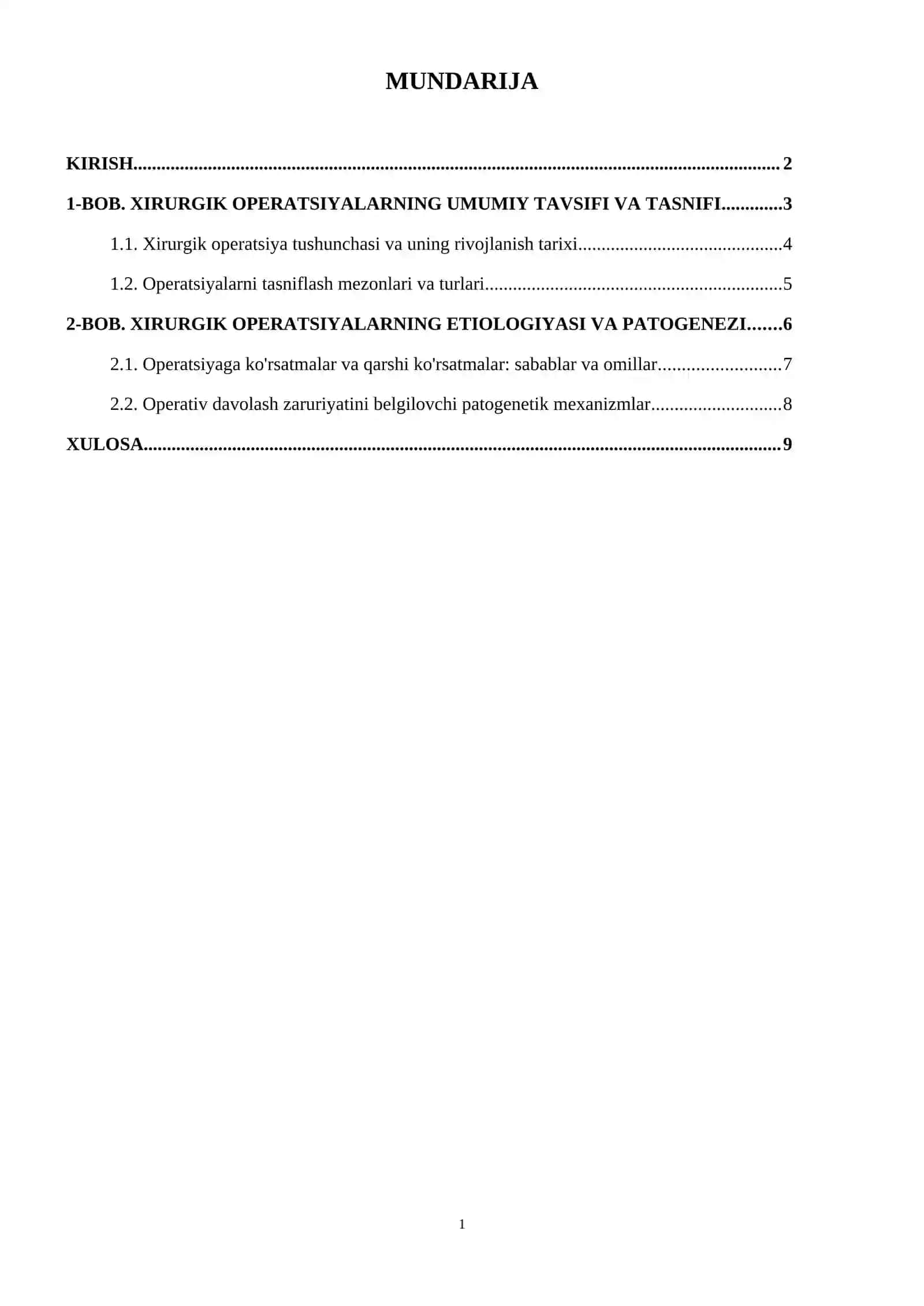 Xirurgik operatsiya 2