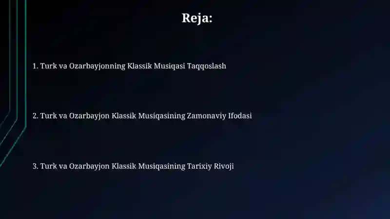 Turk va azaribayjon mumtoz musiqasi 2