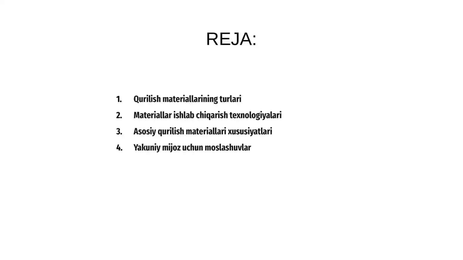 Qurilish materiallarini ishlab chiqarish 2