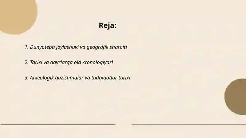 Dunyotepa qadimgi yodgorligi 2