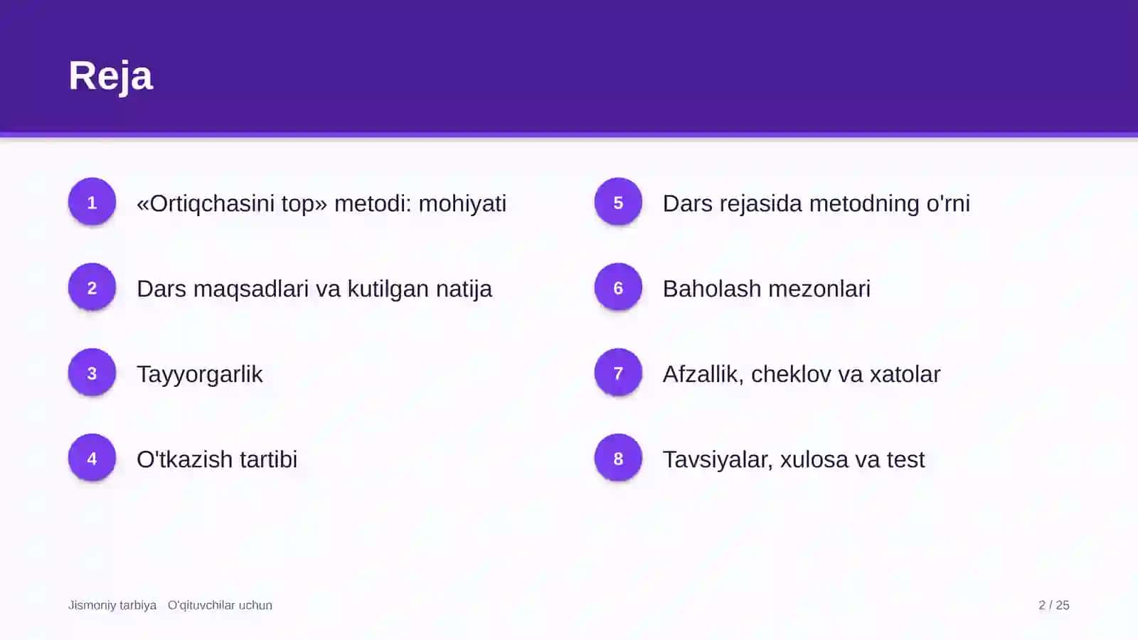 jismoniy tarbiya darslarida ortiqchasini top metodidan foydalanish 7313 2