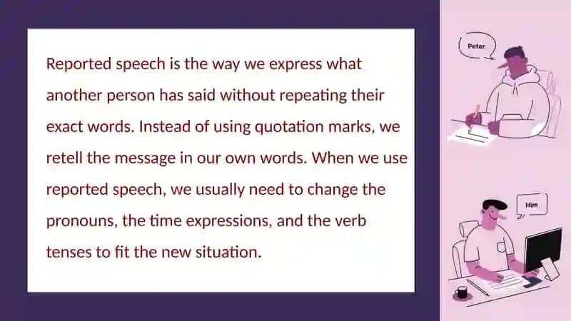 REPORTED SPEECH 2