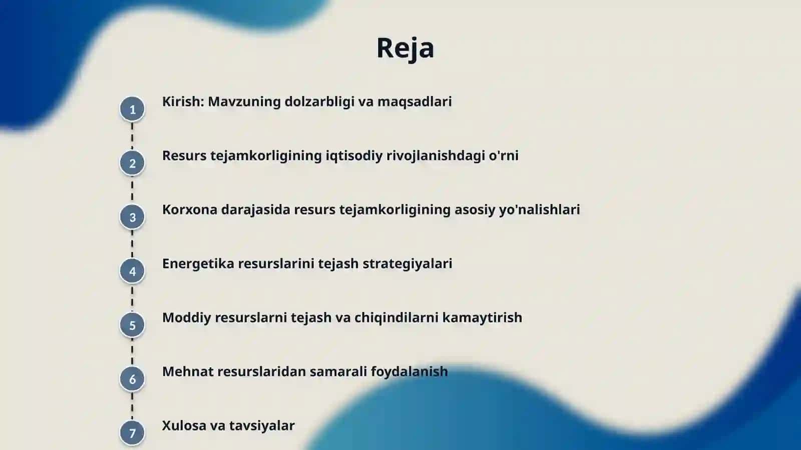Iqtisodiy rivojlanishning samaradorligini ta'minlash sharoitida korxonada resurs tejamkorligini amalga oshirish yoʻnalishlari. 2