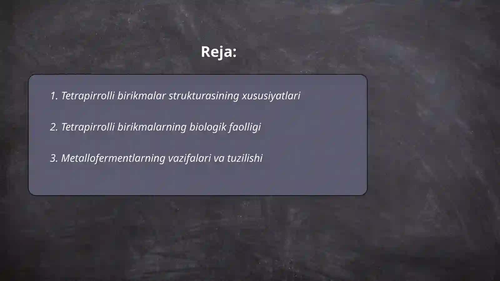 Tetrapirrolli birikmalar va metallofermentlar 2