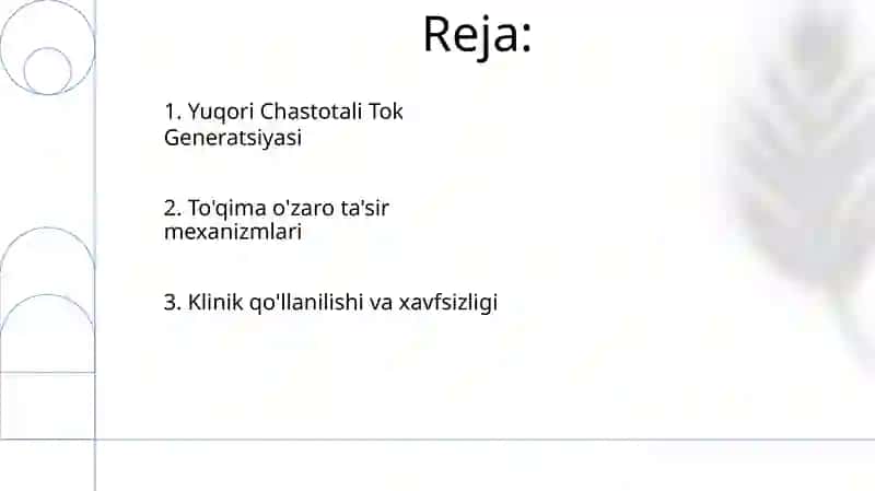 Yuqori chastotali fizioterapevtik elektron apparatlar 2