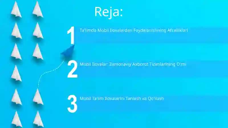Mobil ilovalar Ta'limda 2