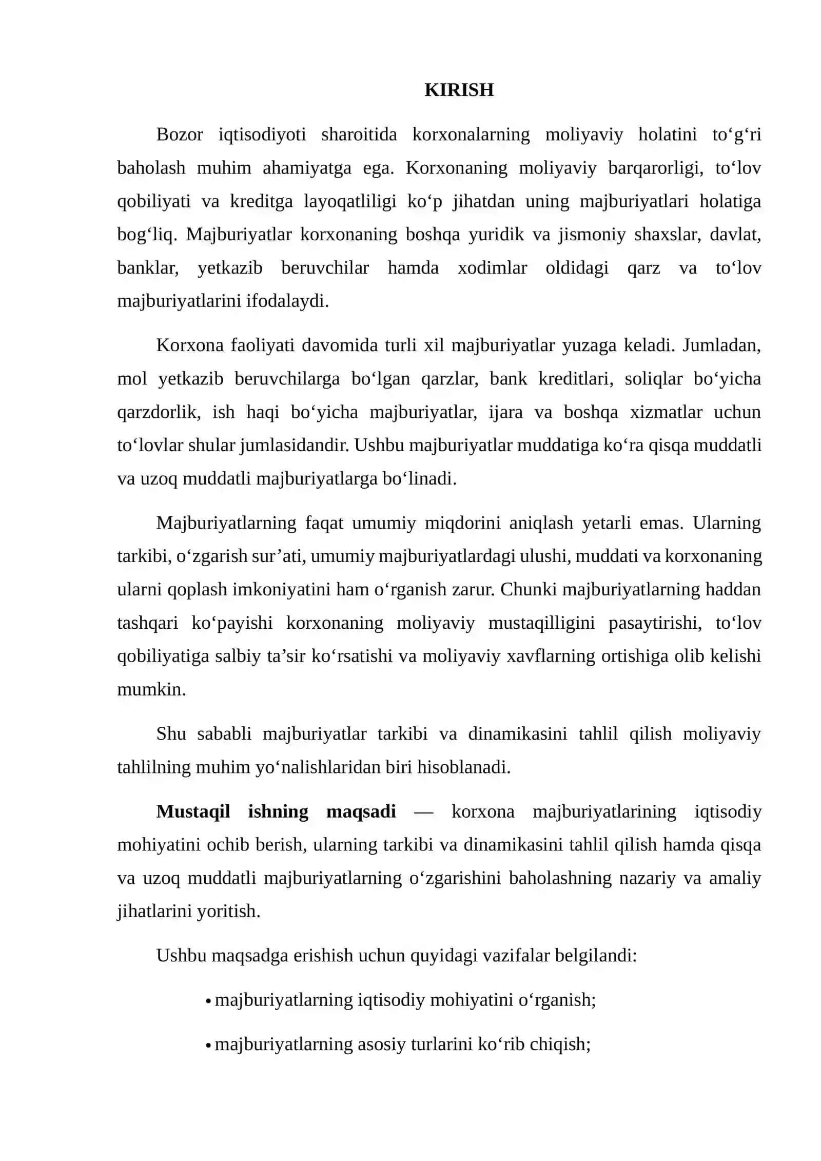 Majburiyatlar Tarkibi va Dinamikasini Tahlil Qilish 2