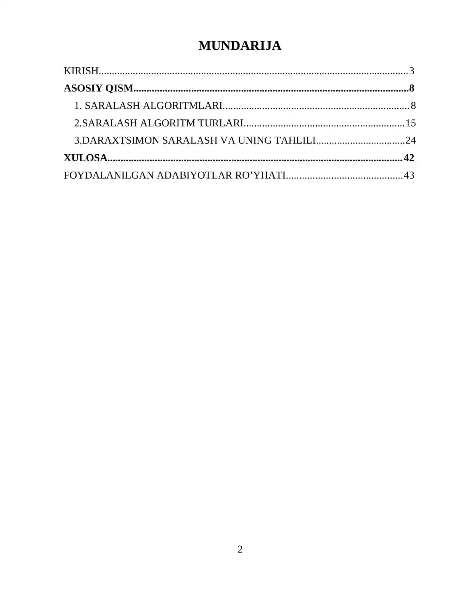 DARAXTSIMON SARALASH VA UNING TAHLILI 2