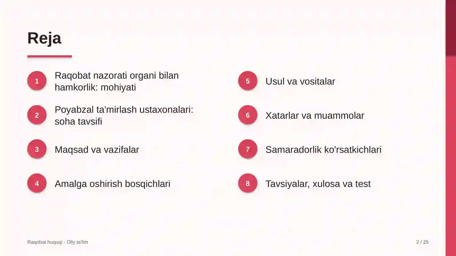 poyabzal ta'mirlash ustaxonalarida raqobat nazorati organlari bilan hamkorlik qilish tartibi 3214 2