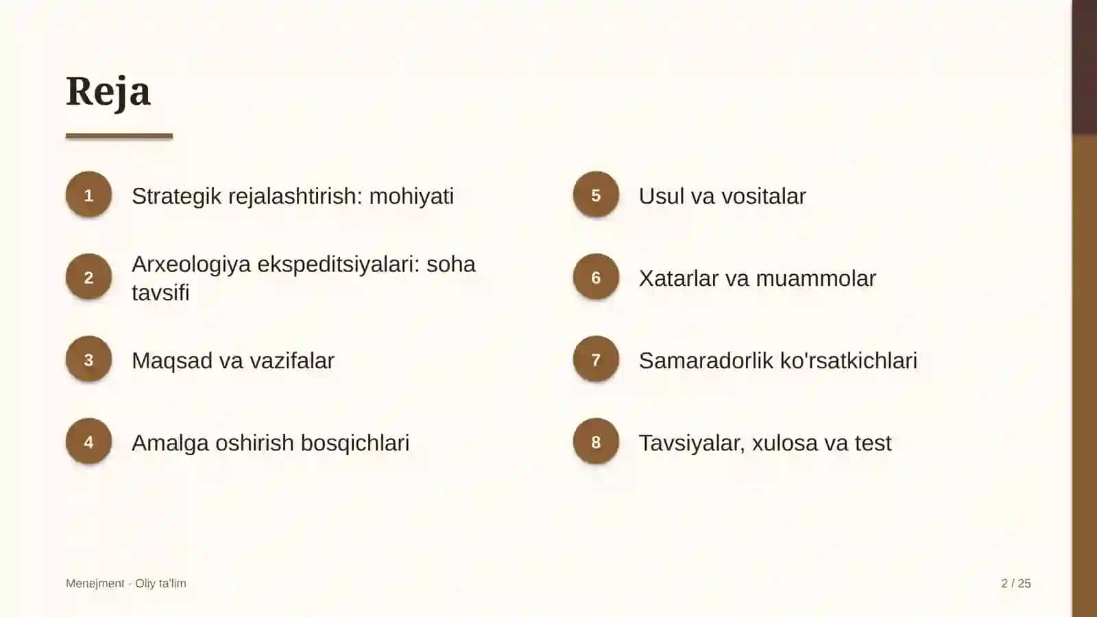 Arxeologiya ekspeditsiyalarida strategik rejalashtirish 2