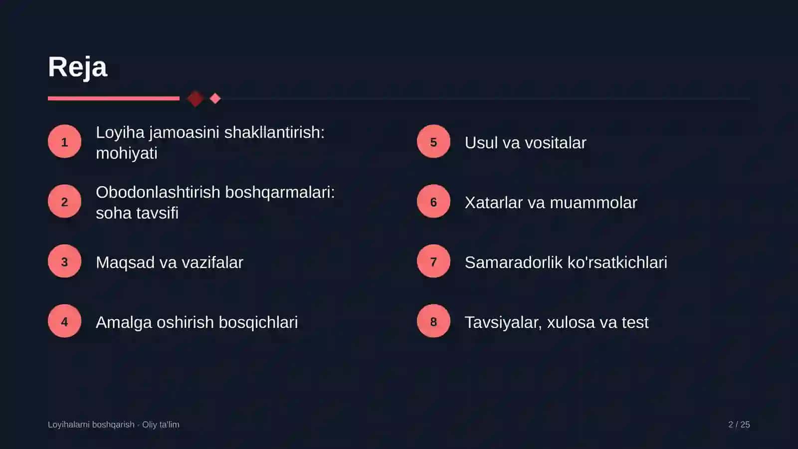 obodonlashtirish boshqarmalarida loyiha jamoasini shakllantirish 2086 2