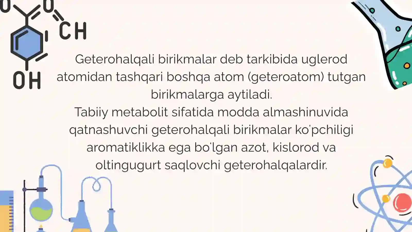 Geterohalqali birikmalar 2