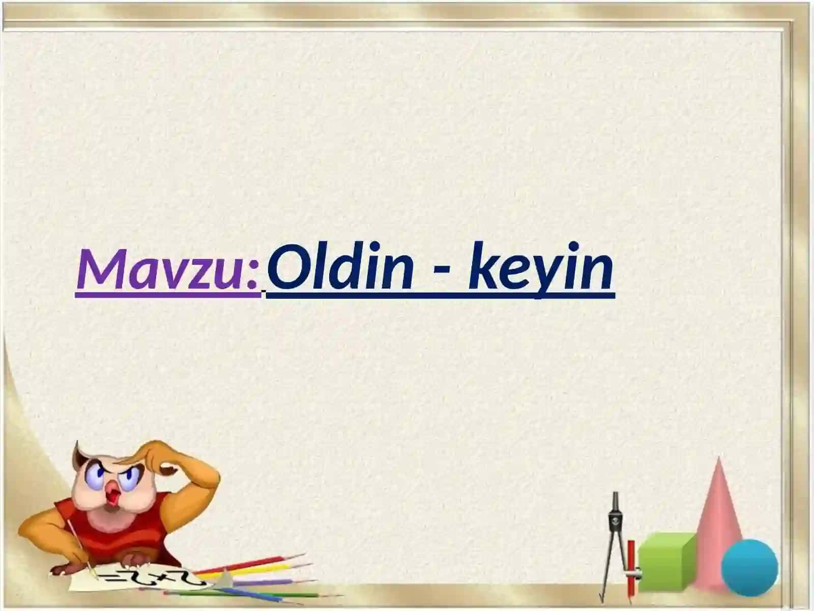 Oldin - keyin 2