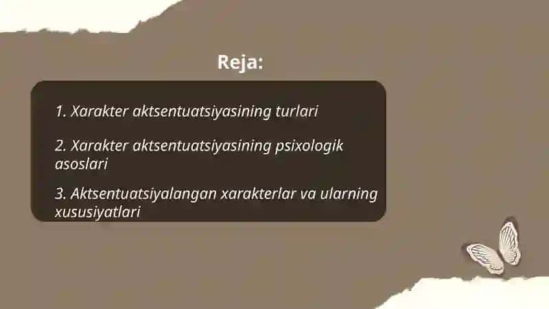 Xarakter aktsentuatsiyasi va uni me'yorlashtirish usullari 2