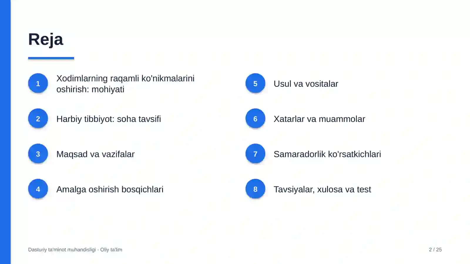 Harbiy tibbiyotda xodimlarning raqamli ko'nikmalarini oshirish 2