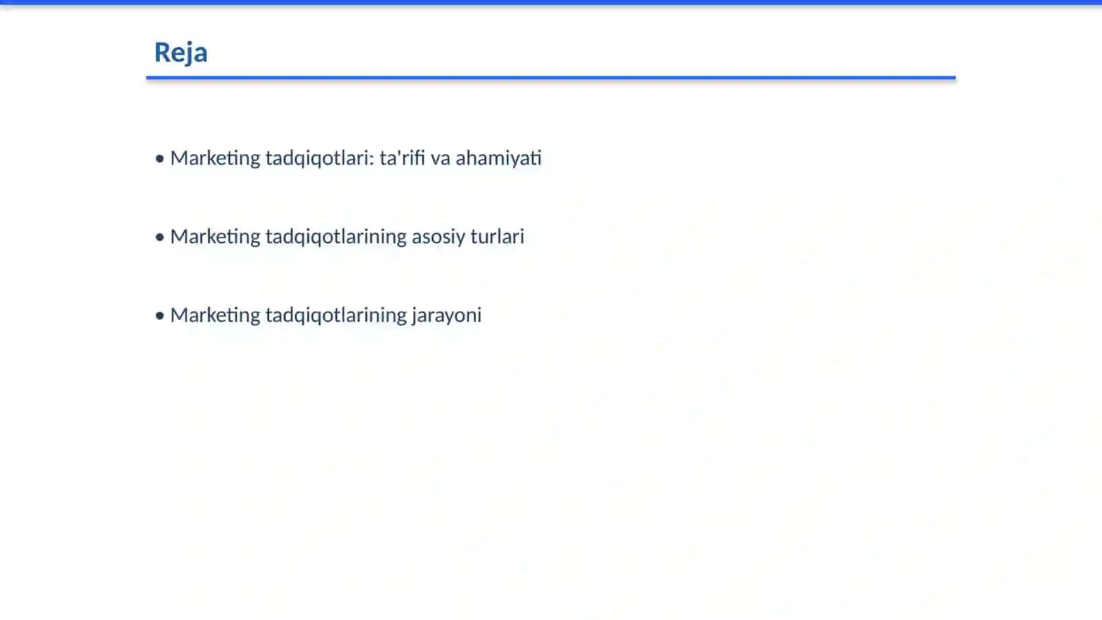 Marketing tadqiqotlari ta'rifi va ahamiyati 2