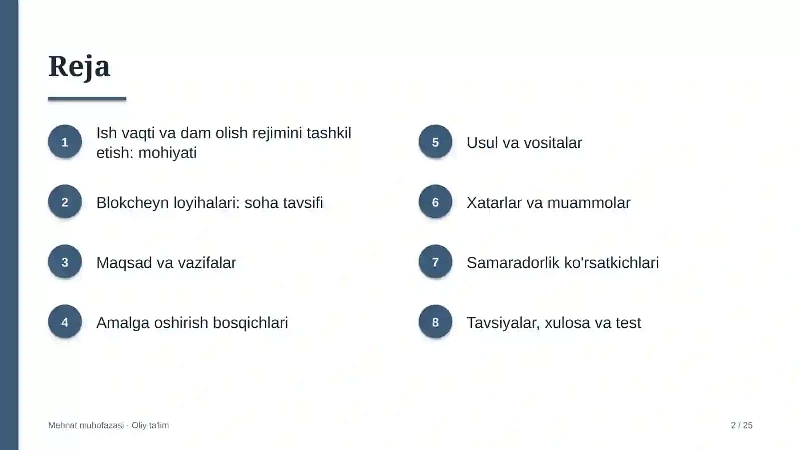 Mehmat muhofazasi · Oliy ta'lim 2