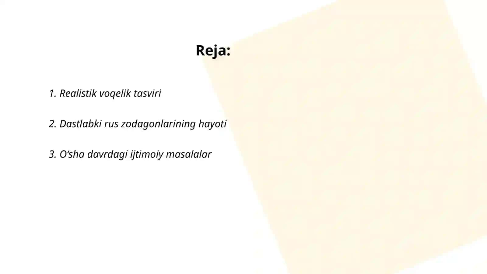 Realistik voqelik tasviri adabiyotda 2