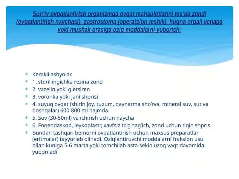 Xirurgik bemorlarni operatsiyadan keyingi davrda parvarish qilish asoslari 2