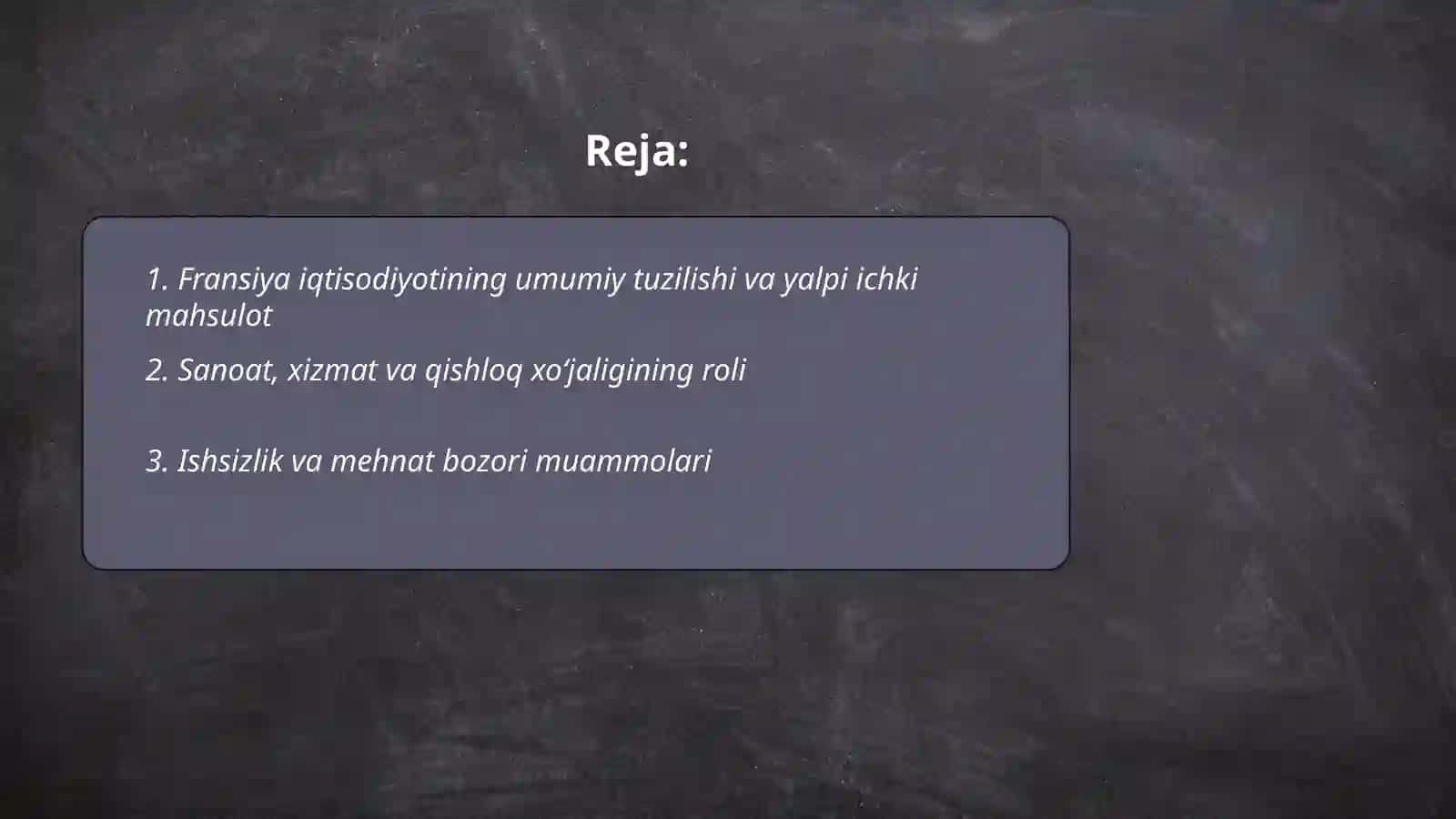 Fransiya davlatining iqtisodiy, siyosiy va ta’lim tizimi 2