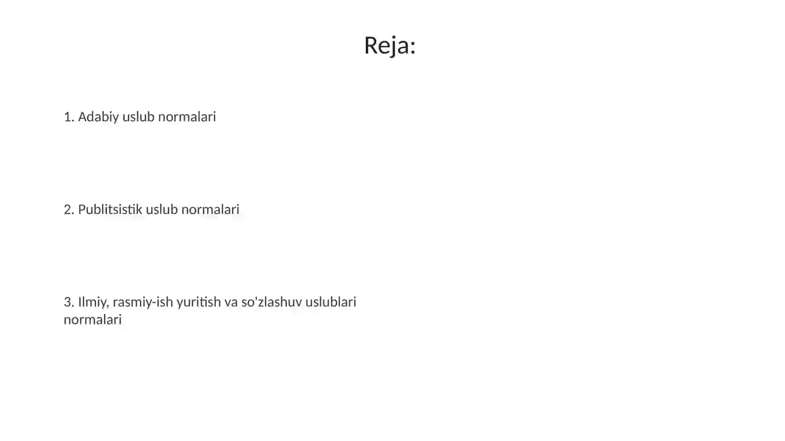 Badiiy uslub normalari 2