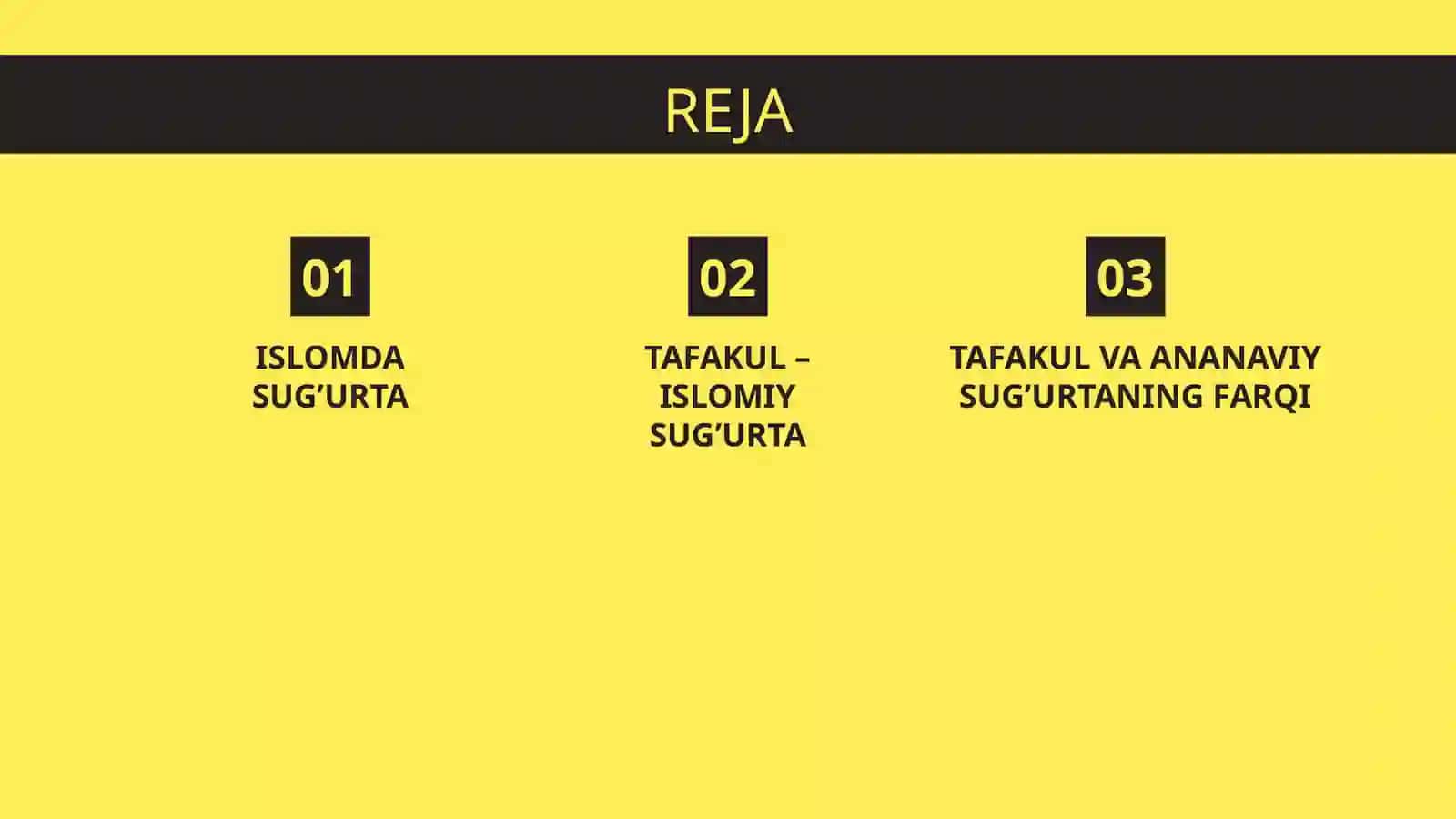 ISLOMIY SUG’URTA - TAKAFUL 2