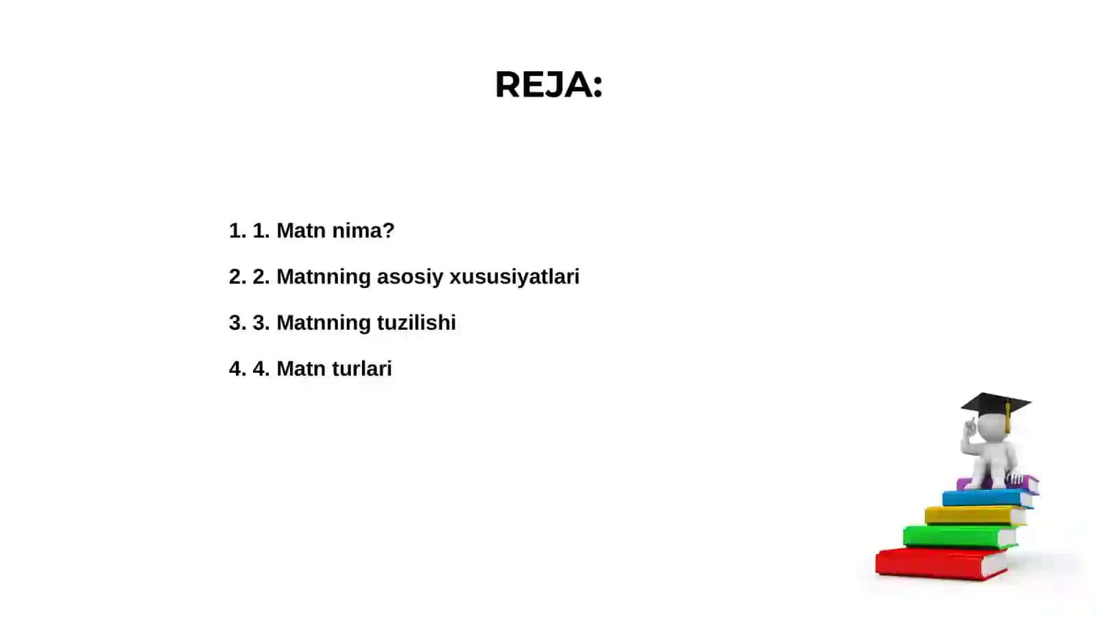 Matn va uning turlari 2