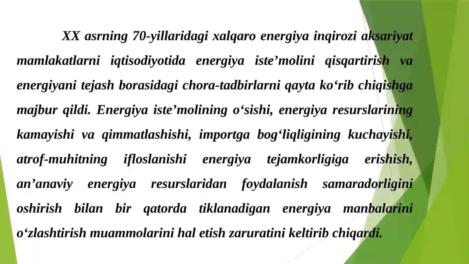 Yashil energetika 2