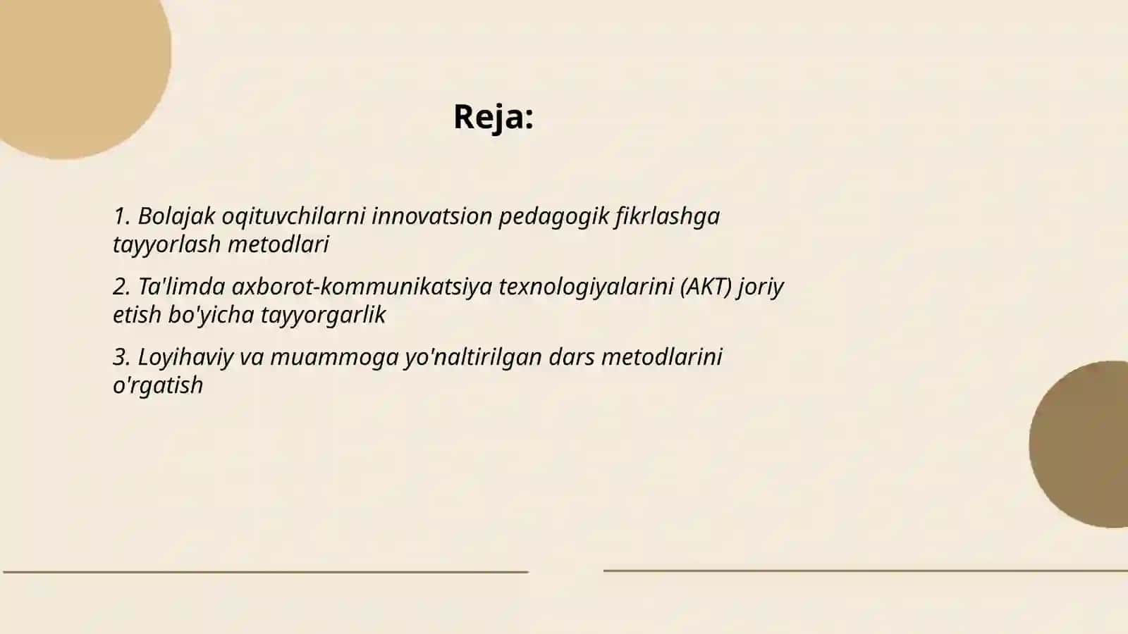 Bolajak oqituvchilarni innovatsion-pedagogik faoliyatga tayyorlash 2