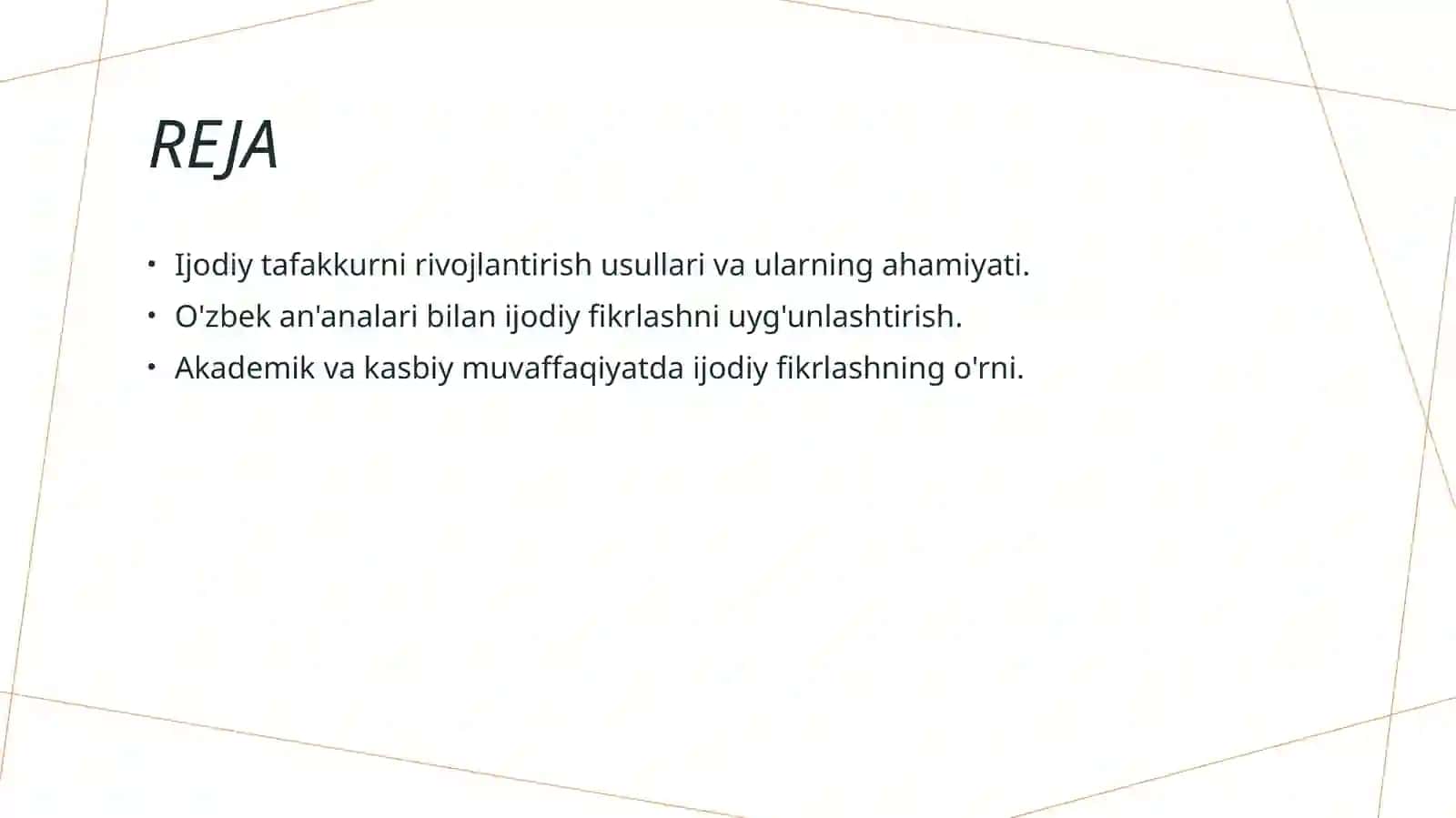 Ijodiy Tafakkur 2