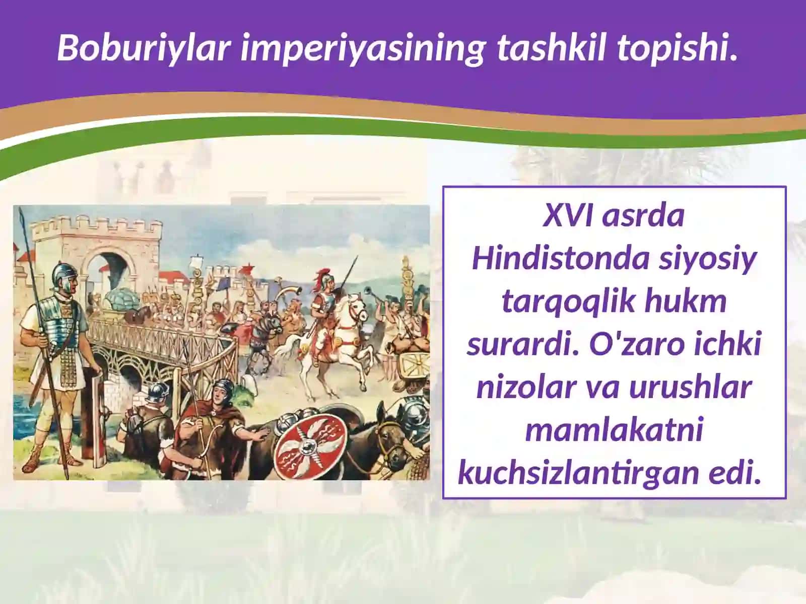 XVI - XVIII  asrlarda  Hindiston 2