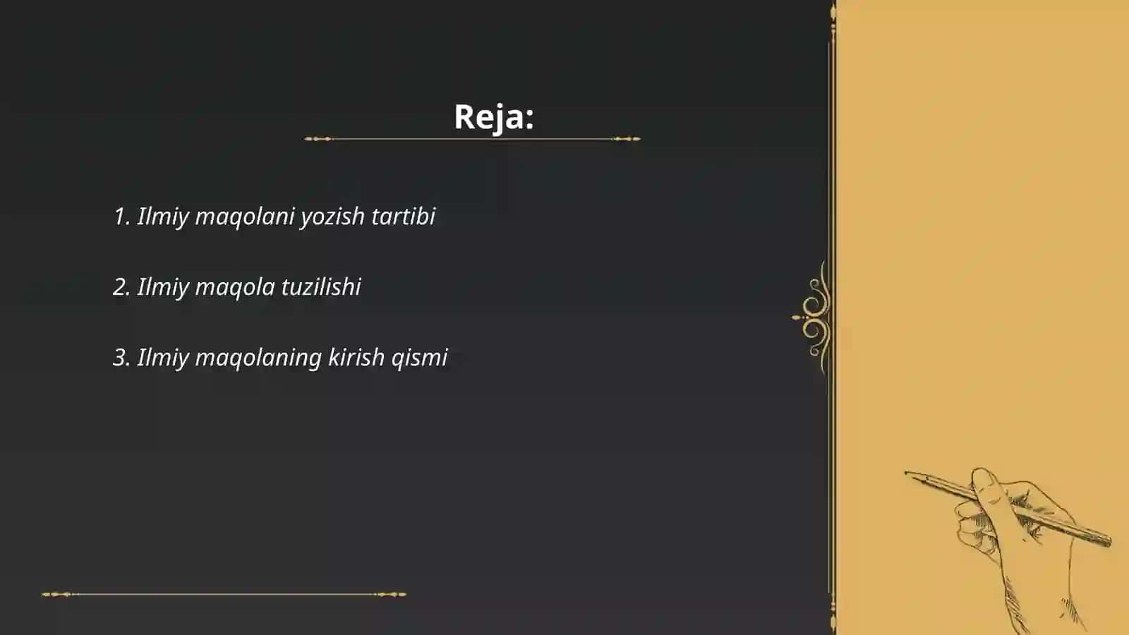 Ilmiy maqolani yozish usuli 2