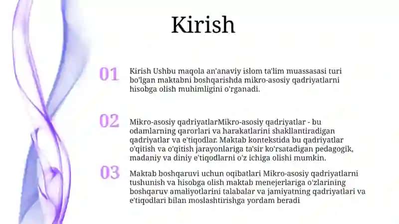 Mikrohududga Xos Qadriyatlarni Inobatga Olish 2