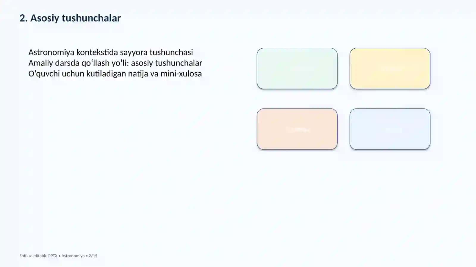 Astronomiya: Quyosh tizimi — 15 slayd 2