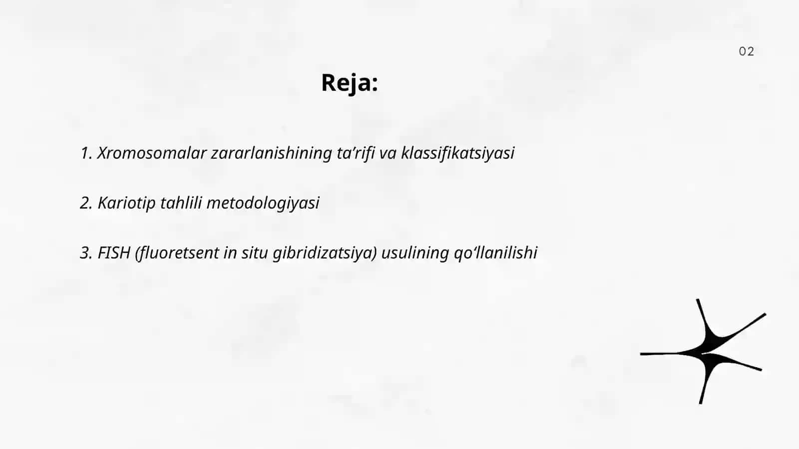 Xromasomalar zararini baxolash 2