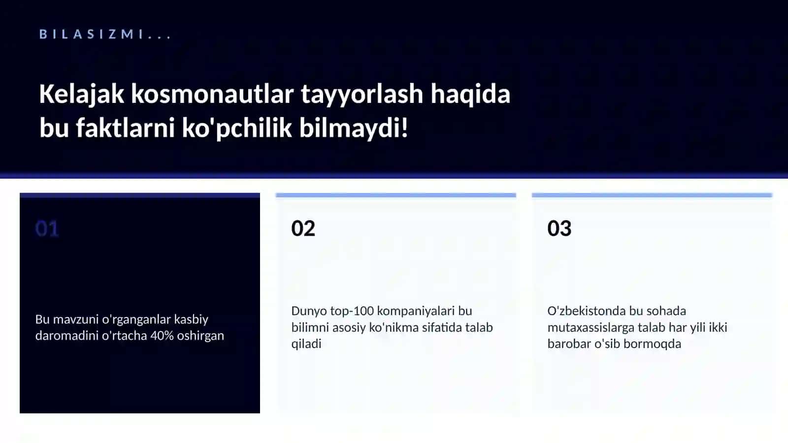 KOSMIK TEXNOLOGIYALAR 2