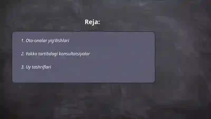 Ota-onalar yig'ilishlari 2