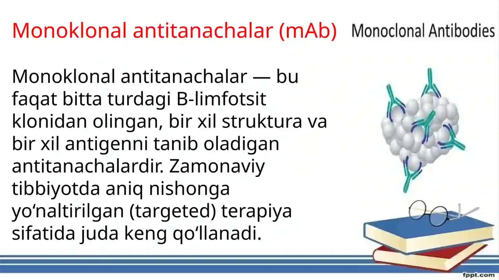 monoklonal antitelalar va tibbiyot amaliyotlarida qo'llanilishi. interferon va sitokinin ta'sir mexa 2