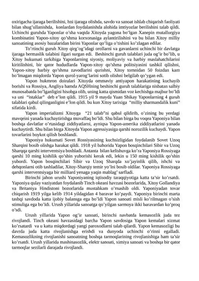 tarix fanidan mustaqil ish 2