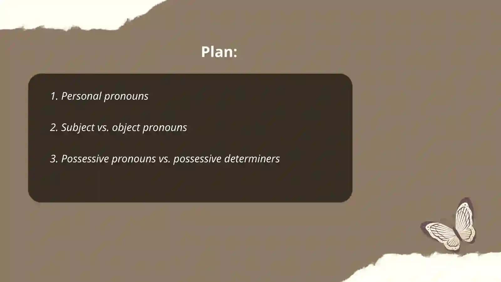 The pronoun 2