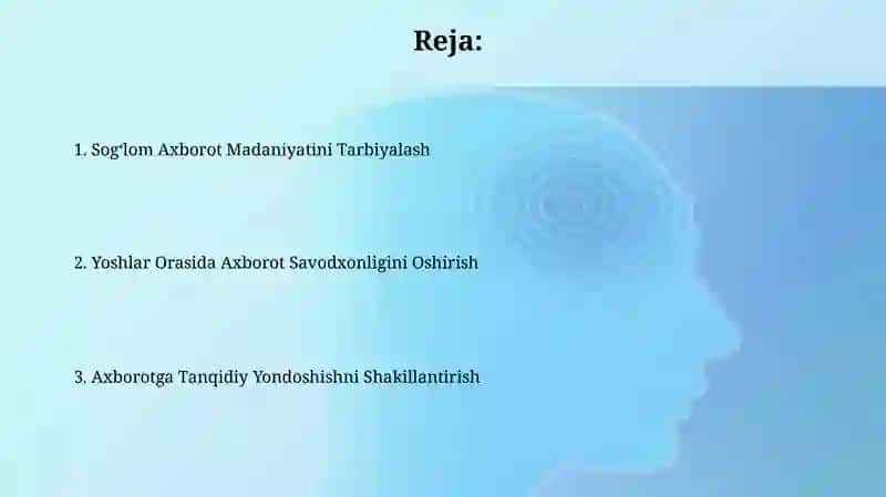 Sogʻlom Axborot Madaniyatini Tarbiyalash 2