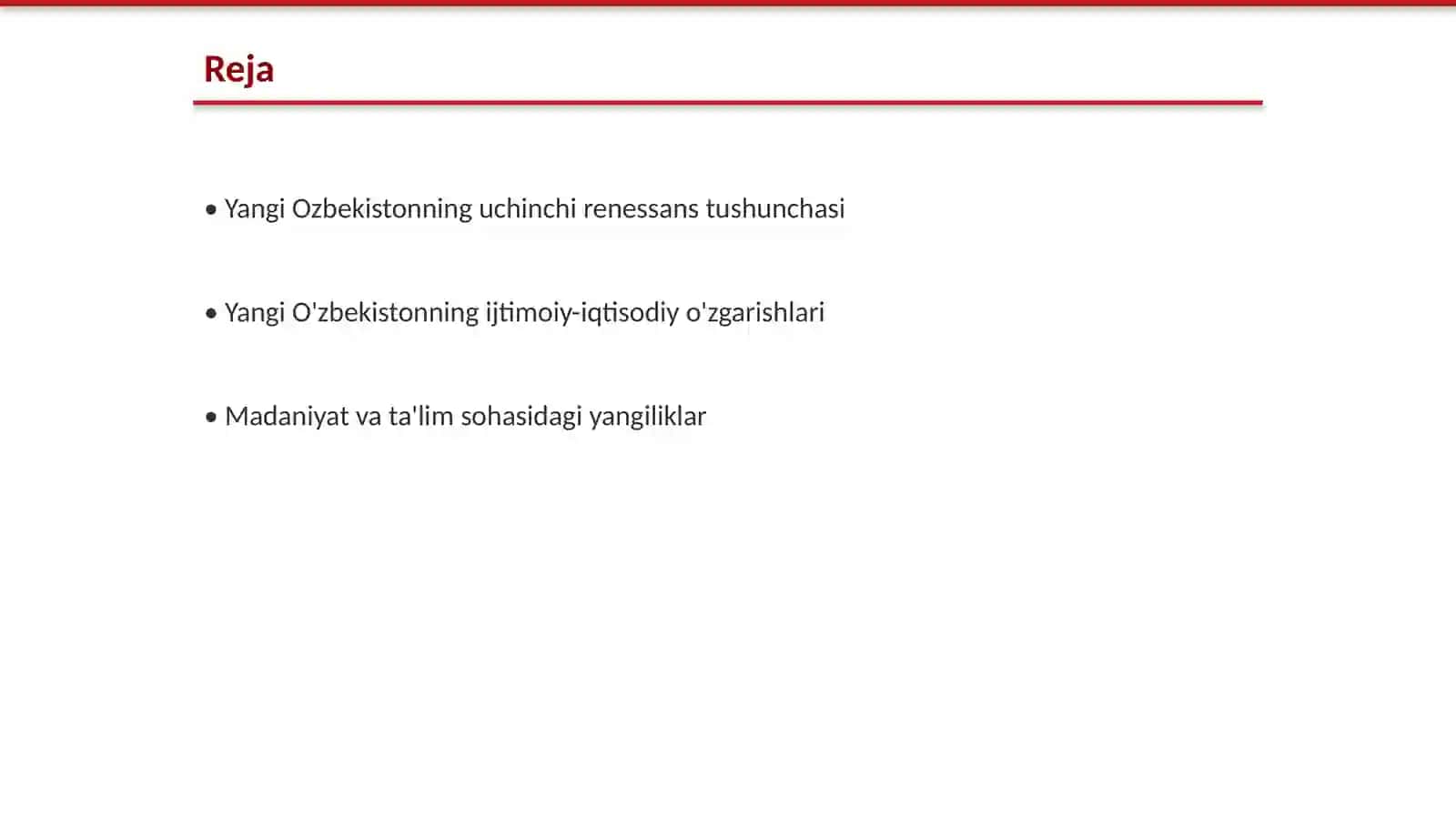 Yangi Ozbekistonning uchinchi renessans tomon tutgan yõli 2